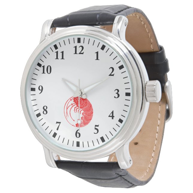 海 老 の 丸 ARMBANDUHR (Schrägansicht)