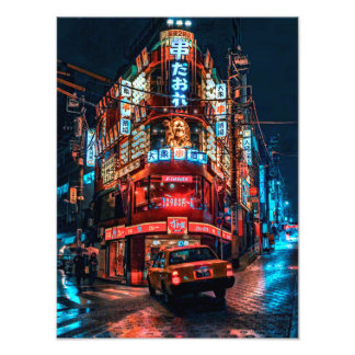 渋谷の居酒屋とタクシーMサイズ FOTODRUCK