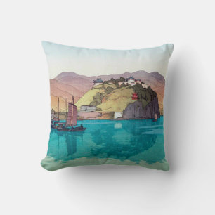 湖 口, Hukou, China, Hiroshi Yoshida, Woodcut Kissen