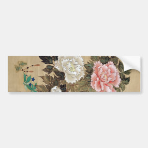 牡 丹, 其, Kiitsu, Japan Art Autoaufkleber