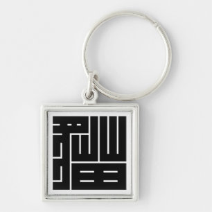 猫 の 角 字 SCHLÜSSELANHÄNGER