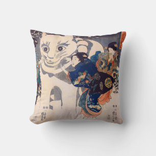 猫 の 雪 だ ま,国 Big Cat Snowman, Kuniyoshi, Ukiyo-e Kissen