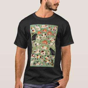 猫 両 め 合, 芳 Katzen der Edo-Ära, Yoshifuji, Ukiyo-e T-Shirt