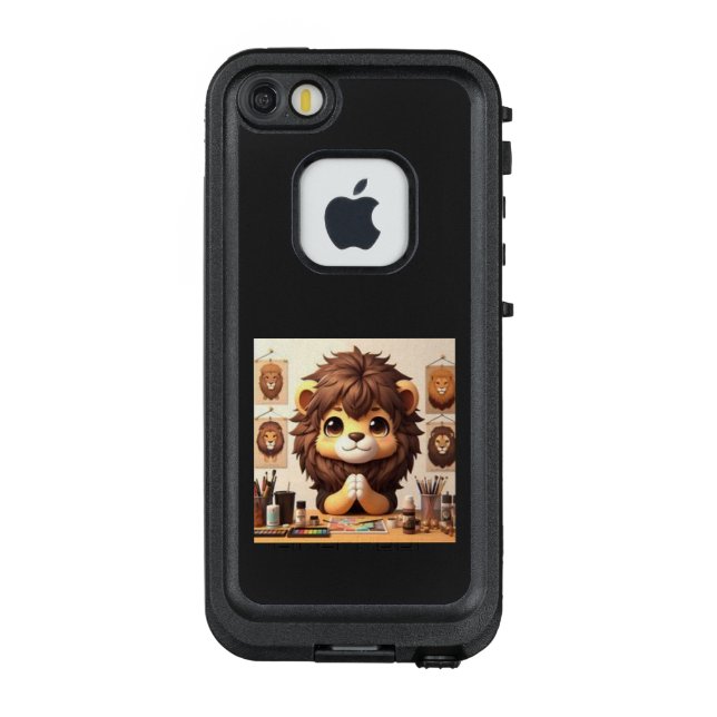 画家ライオン LifeProof iPhone HÜLLE (Rückseite)