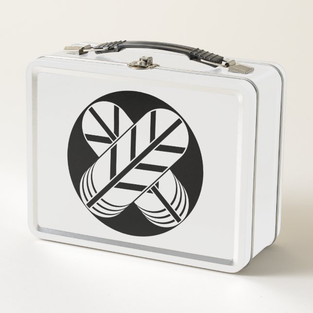 白河鷹の羽 ランチボックス METALL BROTDOSE (Vorderseite)