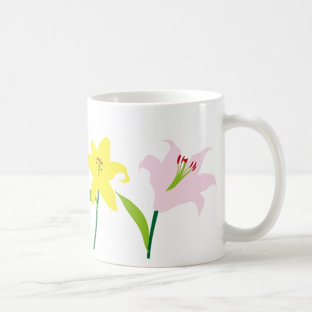 百合 KAFFEETASSE (Rechts)