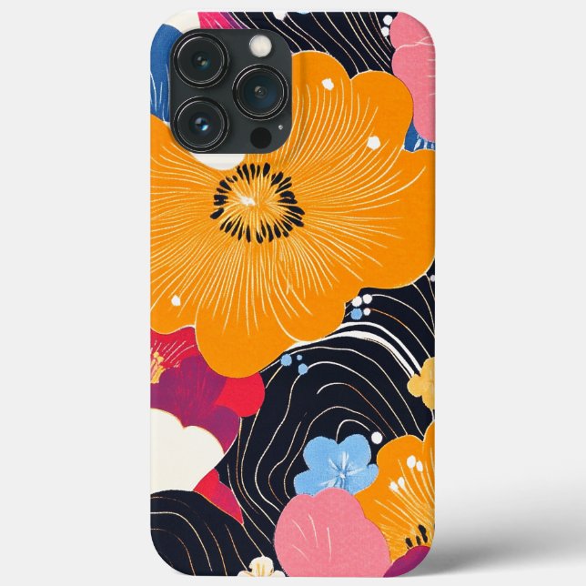 百花繚乱 Reimagined4 Case-Mate iPhone Hülle (Rückseite)