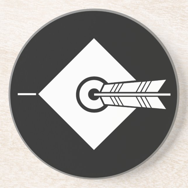 的 に 当 た 矢 り SANDSTEIN UNTERSETZER (Vorne)