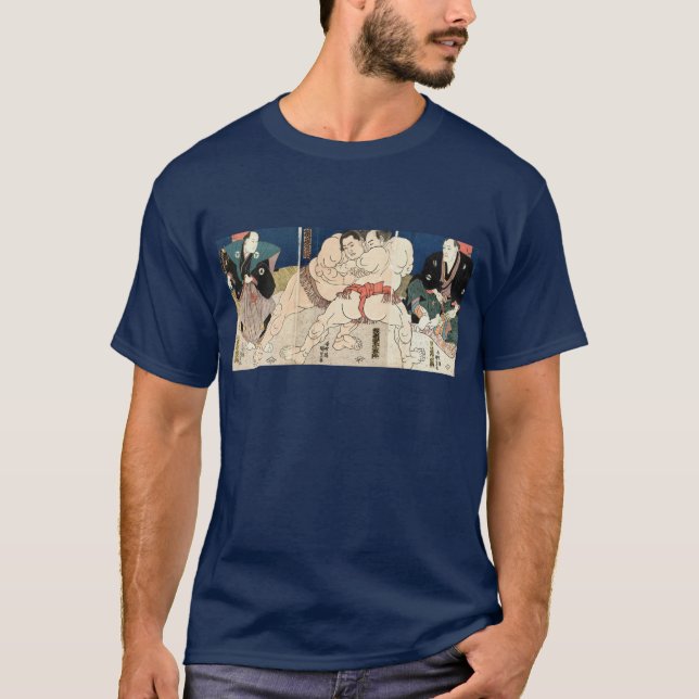 相 撲, 国 Smou Wrestling, Kunisada T-Shirt (Vorderseite)