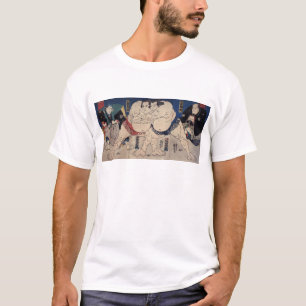 相 撲, 国 Sumo Wrestling, Kuniyoshi, Ukiyo-e T-Shirt