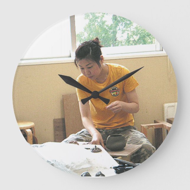 真子　mako firenze きみのじかん展 galleriafirenzeitaly große wanduhr (Vorderseite)