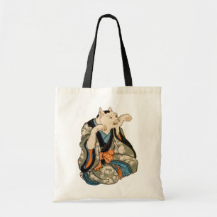 着 物 猫, 芳 Kimono Cat, Yoshifuji, Ukiyoeの Tragetasche