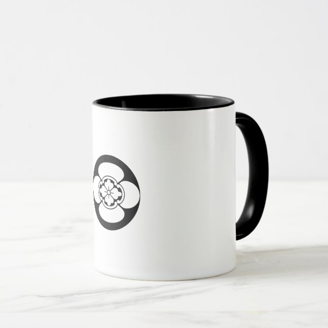石持ち地抜き木瓜 TASSE (VorderseiteRechts)