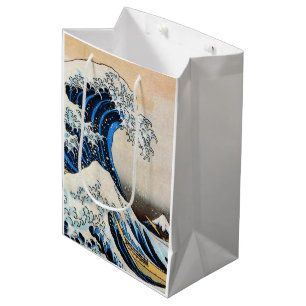 神奈川沖浪裏, 北斎 große Welle, Hokusai, Ukiyo-e Mittlere Geschenktüte