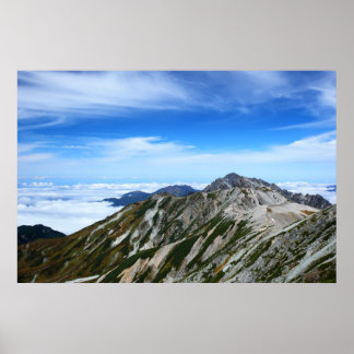 立 山 連 峰 の 山 並 み POSTER