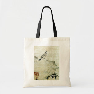 竹 雀, 可 翁 Sparrow und Bamboo (im Detail), Kao Tragetasche