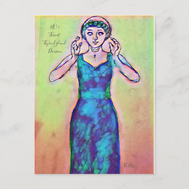 第5腺 喉 ・ 甲 ラ POSTKARTE (Vorderseite)