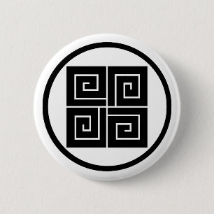 糸輪に四つ稲妻 BUTTON