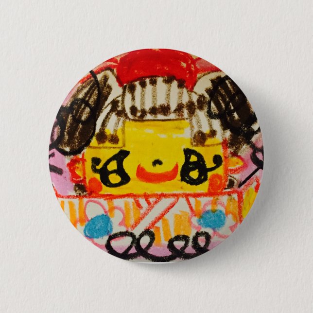 缶 子 着 の 女 の BUTTON (Vorderseite)