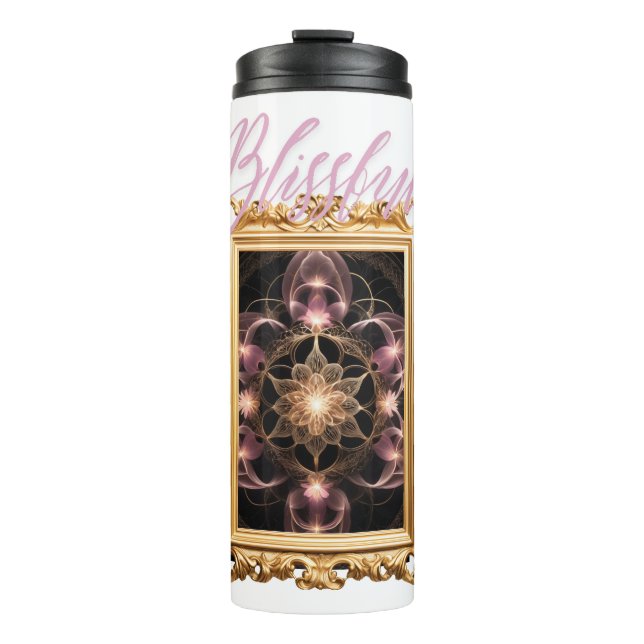 美しい光の華サーマルタンブラー THERMOSBECHER (Vorderseite)