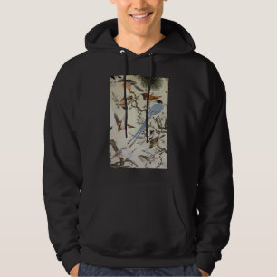 群 鳥 図, 中 道, Vögel (im Detail), Nakazumi Doun Hoodie