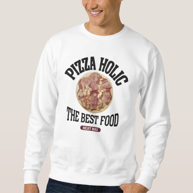 肉ピザ（ビンテージ風） SWEATSHIRT (Vorderseite)