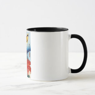 芙 蓉 鳥, 広 重 Bird & Mutabilis, Hiroshige, Ukiyo-e Tasse