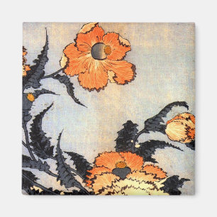 芥 子 花, 北 Pupie, Hokusai, Ukiyoeの Magnet