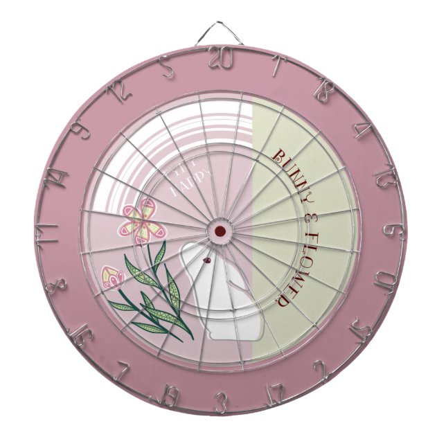 花とうさぎ DARTSCHEIBE (vorne)