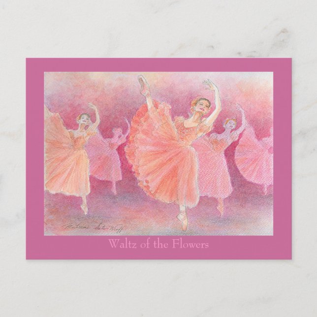 花 の ワ ツ ポ ス ト . POSTKARTE (Vorderseite)