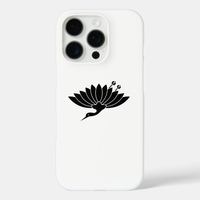 菊 鶴 iPhone 16 PRO HÜLLE (Rückseite)