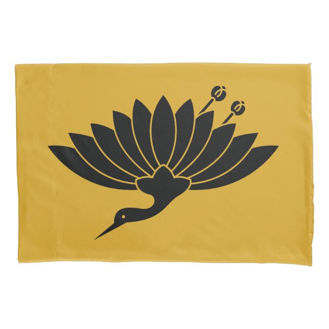 菊 鶴 KISSENBEZUG (Vorderseite)