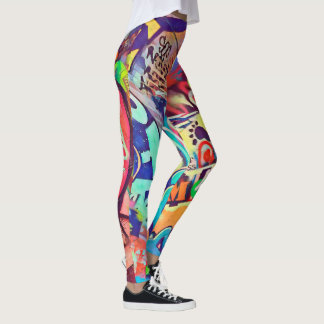 落書き通り GRAFFITI (Rakugaki) Leggings