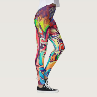 落書き通り GRAFFITI (Rakugaki) Leggings