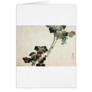 葡 萄, 北 斎 Grape, Hokusai
