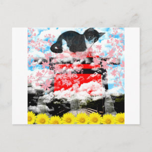観 音 菩 薩 と と 花 POSTKARTE