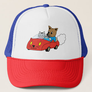 車 に 乗 る と 猫 犬 TRUCKERKAPPE