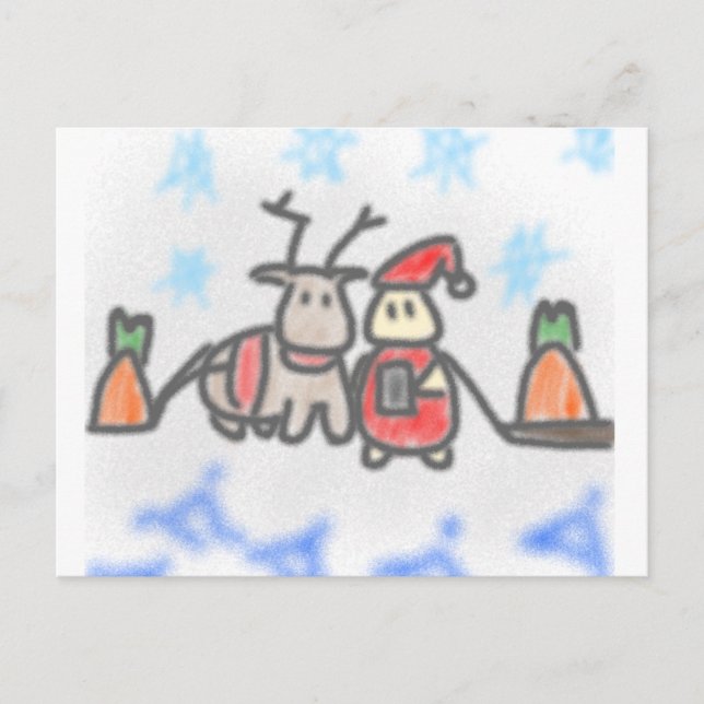 配 達 中 POSTKARTE (Vorderseite)