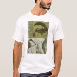 鏡 を 見 女, 歌 die Frau, die Spiegel sieht, Utamaro, U T-Shirt
