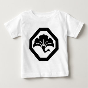 隅切り角に銀杏鶴 BABY T-SHIRT