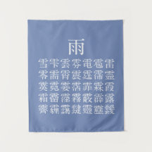 雨と雨冠の漢字
