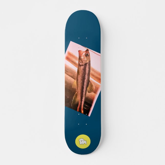 顎外れたカワムツ（川魚） SKATEBOARD (Vorne)