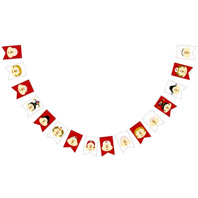 鮑鮑 Frack-Flaggen-Flaggen Wimpelkette (Alle)