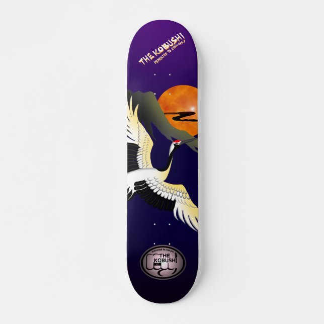 鶴（CRANE) SKATEBOARD (Vorne)