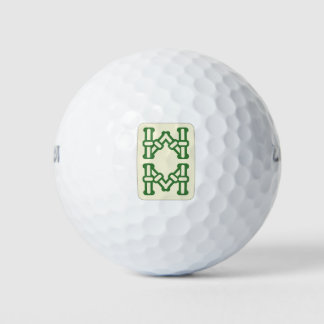 麻雀牌 八索 / EIGHT OF BAMBOOS -MAHJONG TILE- GOLFBALL