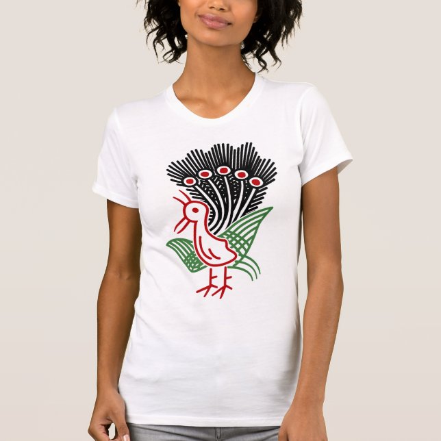 麻雀牌 1索 イーソウロゴのみ-01 T-Shirt (Vorderseite)