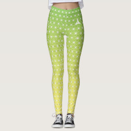 麻 の 葉 ASANOHA | Japanisches traditionelles KIMONO- Leggings