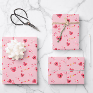 사랑 - LOVE auf Koreanisch Geschenkpapier Set