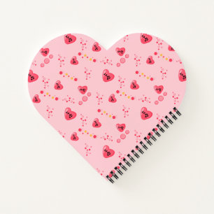 사랑 - LOVE auf Koreanisch Spiralblock Notizbuch