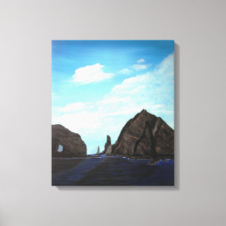 아 름 다 독 도 Dokdo Main Island Koreanische Sehenswürd Leinwanddruck